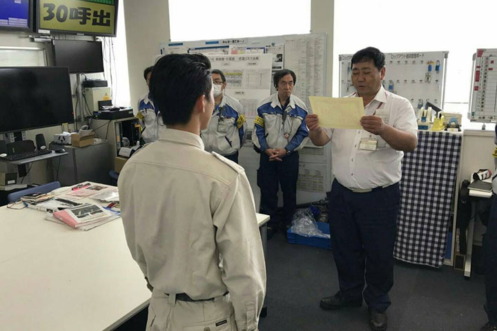 社内の様子
