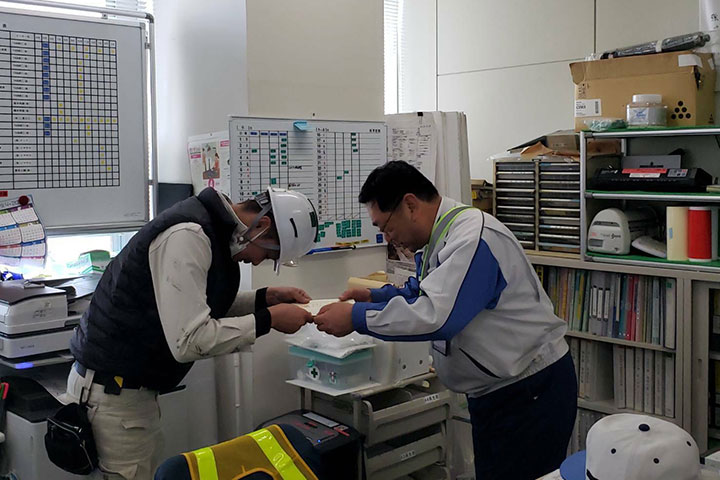 社内の様子
